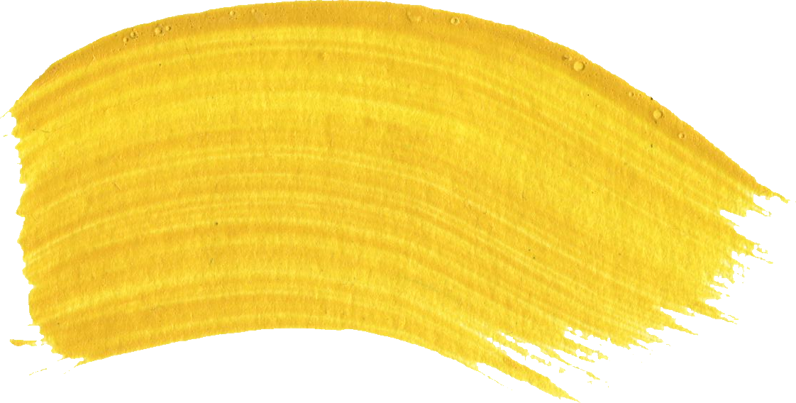 Free Download - Yellow Brush Stroke Png (1122x568), Png Download