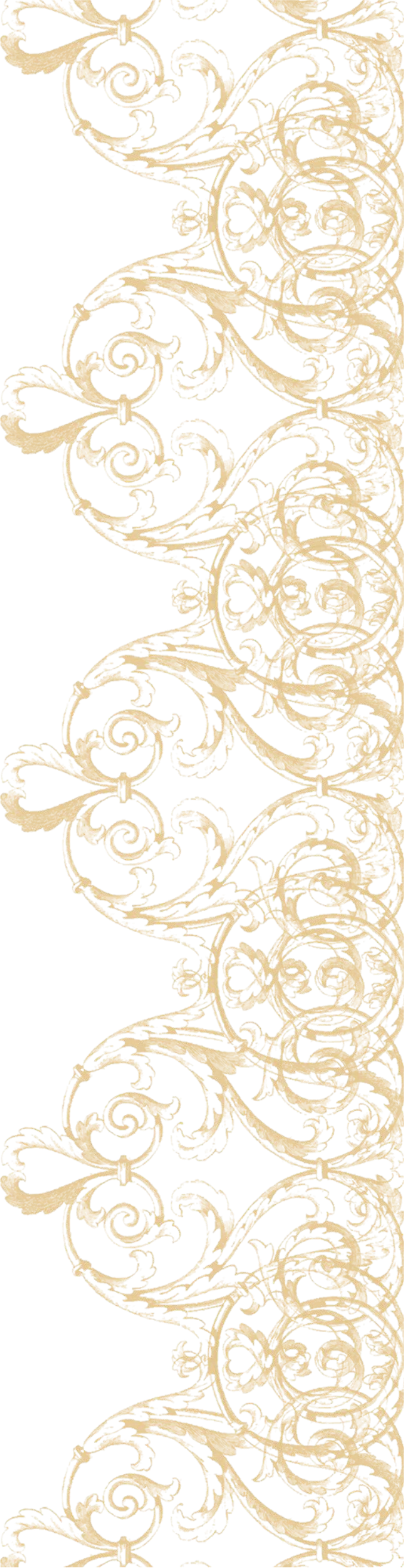 White Lace Clip Art Free - Lace Border Clipart Png (677x2626), Png Download