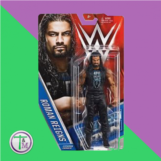 Roman Reigns Wwe Figure (533x800), Png Download