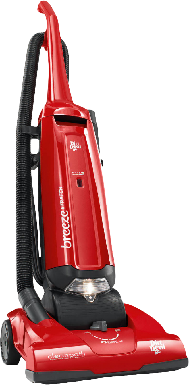 Free Png Dirt Vacuum Cleaner Png Images Transparent - Dirt Devil Ud30010 Featherlite Bagged Upright Vacuum, (480x819), Png Download