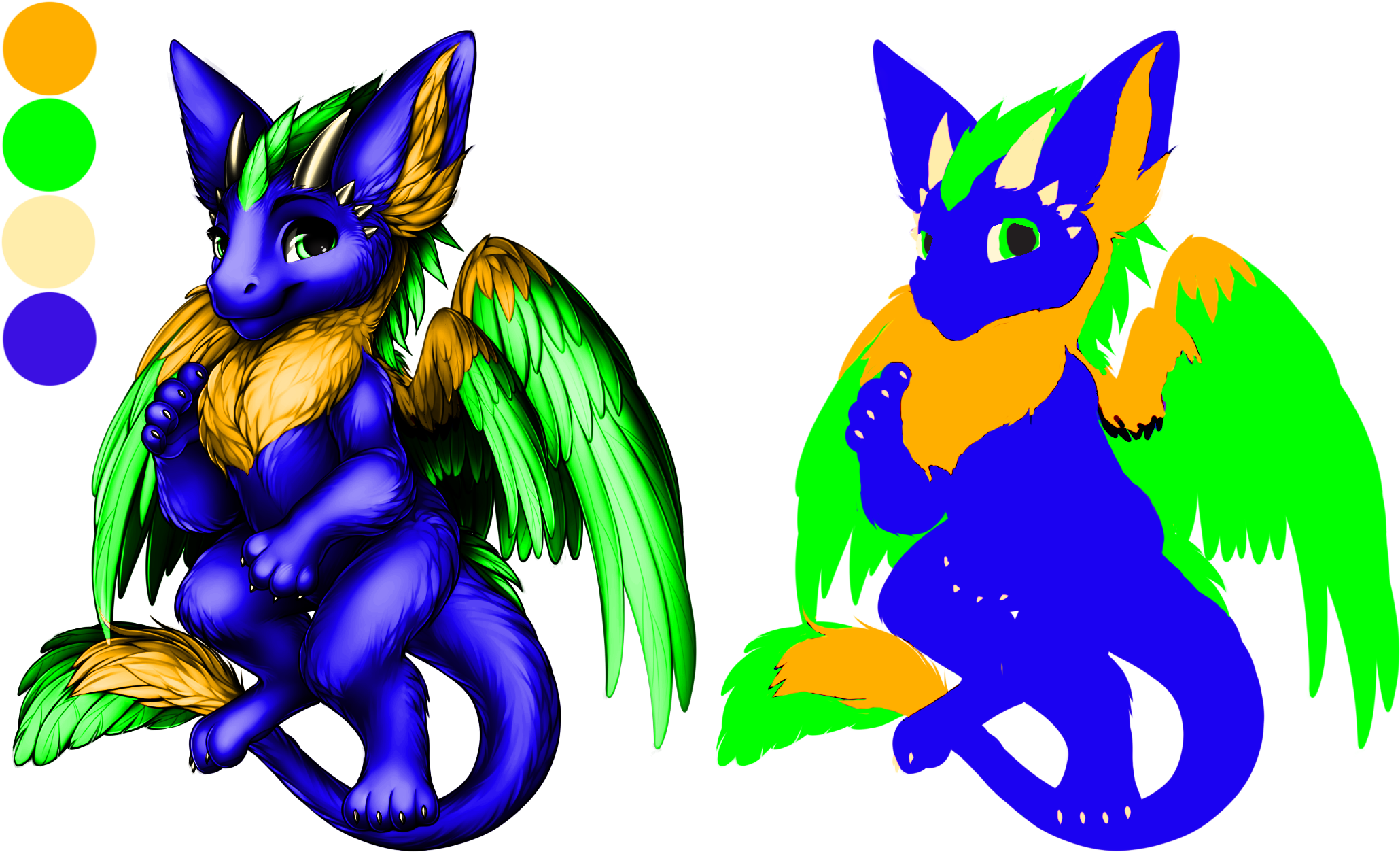 Furvilla Dutch Angel Dragon - Illustration (2093x1280), Png Download