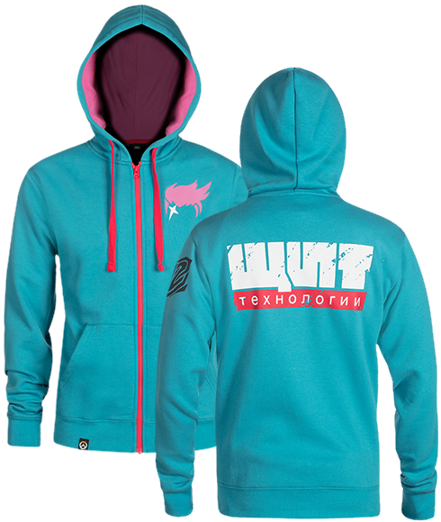 Overwatch Ultimate Zarya Men's Zip-up Hoodie (490x580), Png Download