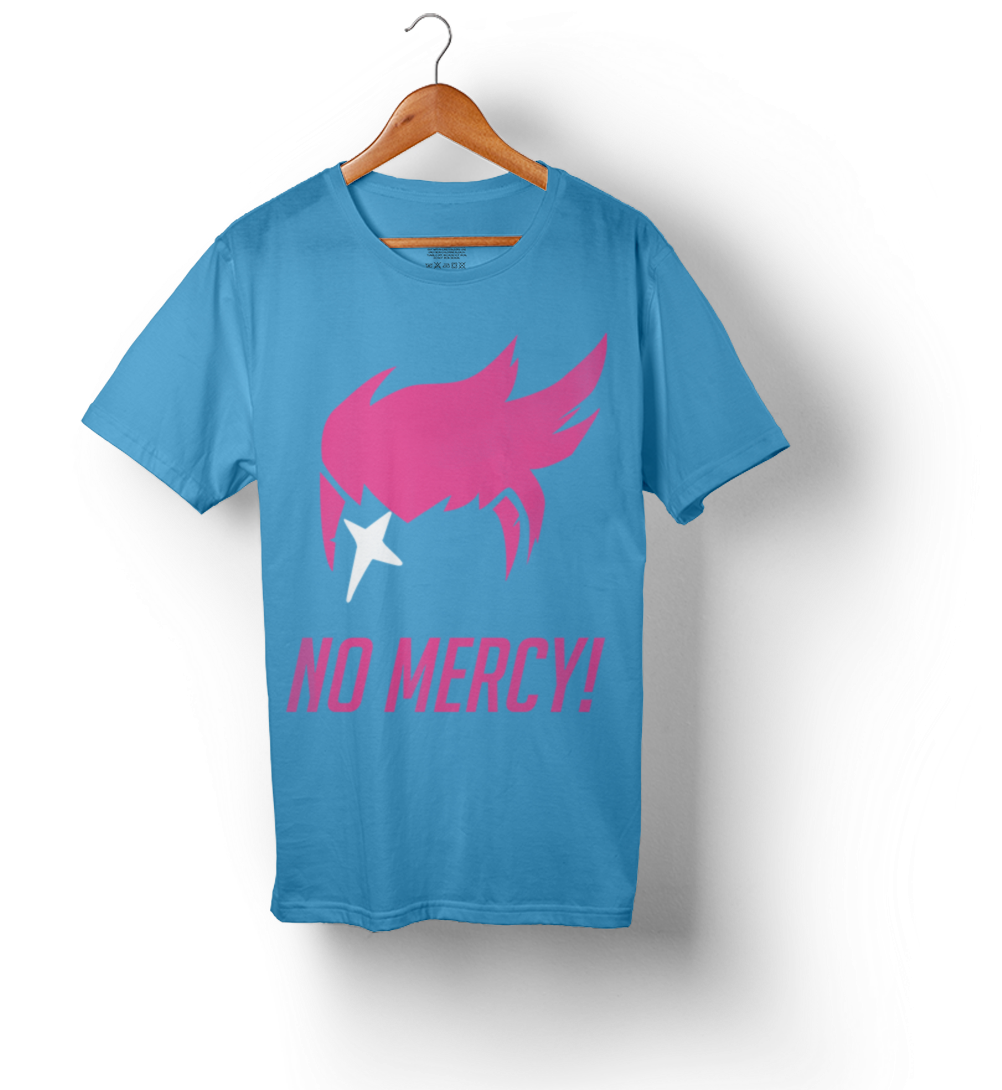 Polera No Mercy Zarya Overwatch - Charcoal Gray Plain Tshirt (1200x1120), Png Download