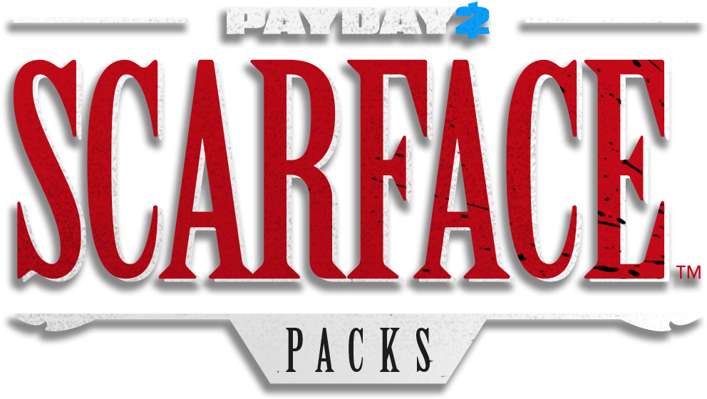 Png Black And White Library Payday Packs Overkill Software - Scarface Pack Payday 2 (1045x613), Png Download