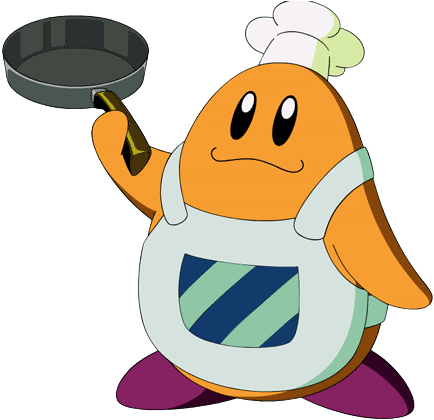 King Dedede Kirby Wiki Fandom Powered By Wikia - Kirby Chef Kawasaki (454x420), Png Download