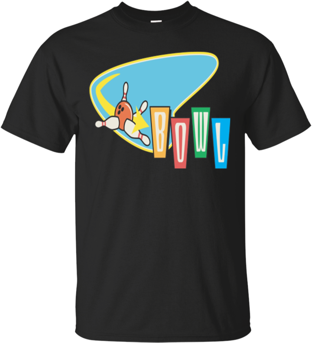 2018 Classic Bowl T-shirt Shirt Retro Cool Bowling - Special Olympics Bowling Shirts (1155x1155), Png Download
