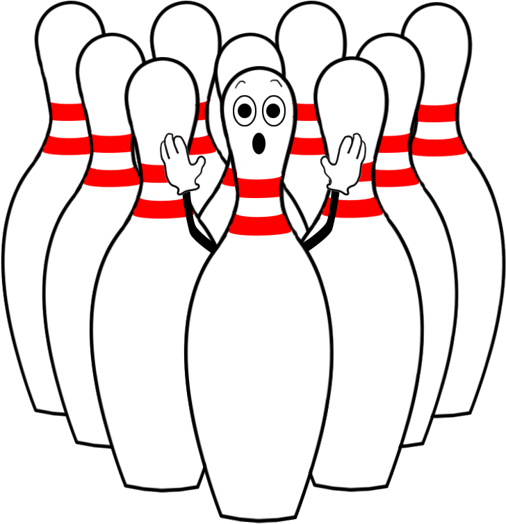 Humorous Bowling Pictures - Clip Art (886x886), Png Download