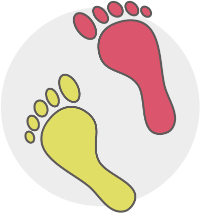 Footprint (500x500), Png Download