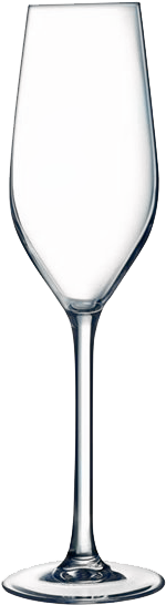 Mineral Champagne Flure Hire - Black And White Wine Glass (600x600), Png Download