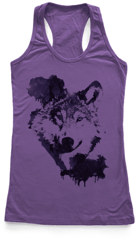 Space Wolf Racerback Tank Top - Mermaid Quotes (484x484), Png Download