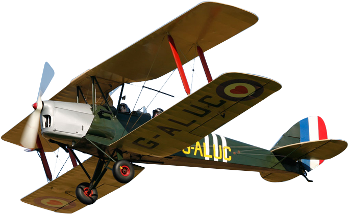 Tiger Moth, Tiger Moth Flights, Tiger Moth Flight Experience, - Tiger Moth Plane Transparent (721x480), Png Download