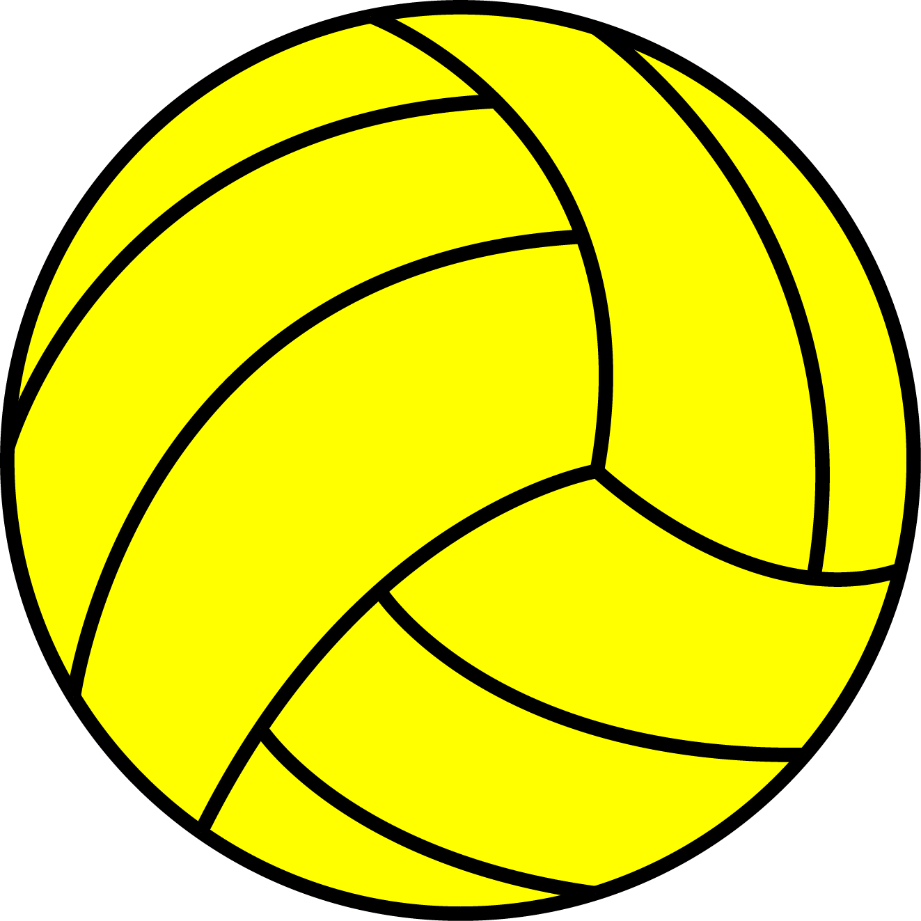 Volleyball Vector Water Polo Ball - Water Polo Ball Png (1323x1323), Png Download