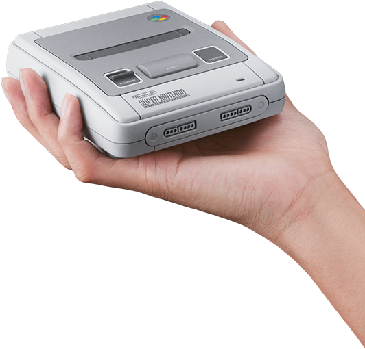 The Golden Age Of 16-bit Gaming Returns - Nintendo Super Nes Mini (532x510), Png Download