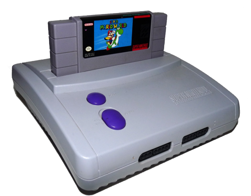 Super Nintendo Entertainment System Model 2 (517x405), Png Download