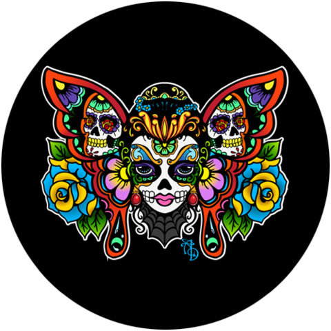 Lady Butterfly - Painted Lady (480x480), Png Download