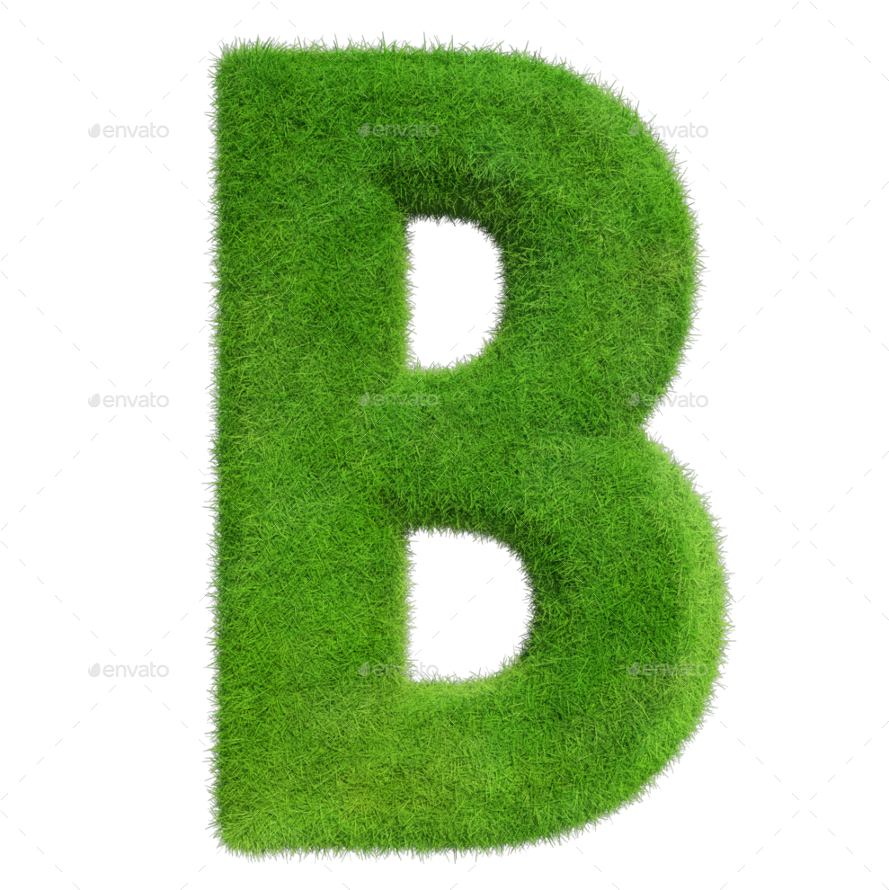 Grass Alphabet - Letter (1000x1000), Png Download