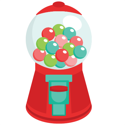 Banner Free Download Cilpart Crazy Valentine Clip Art - Gumball Machine Png (432x432), Png Download