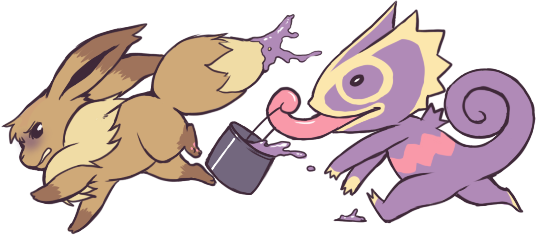 Eeveething - Cartoon (537x236), Png Download