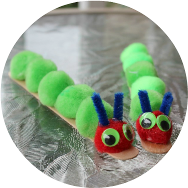 Hungry Caterpillar Pom Pom (400x400), Png Download
