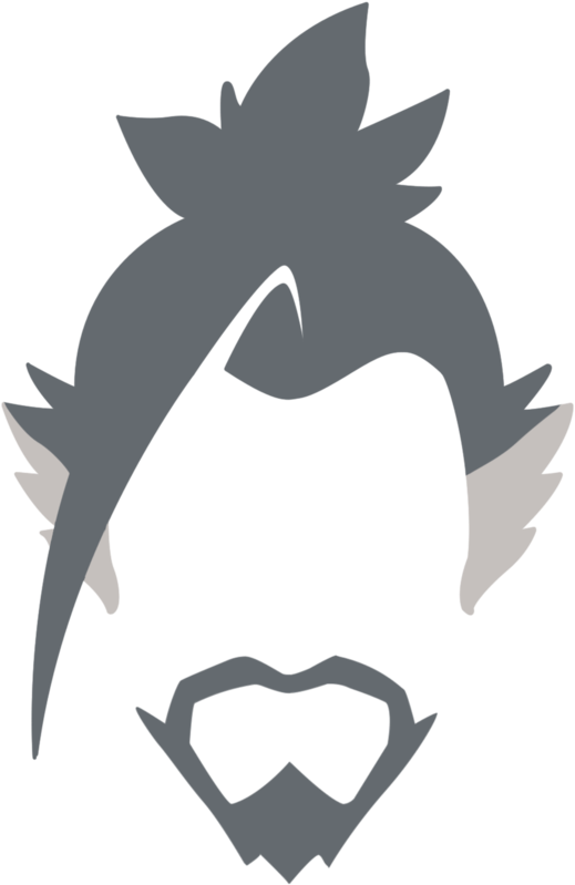 Myversion Original Hanzo Icon W - Overwatch Hanzo Sticker (894x894), Png Download