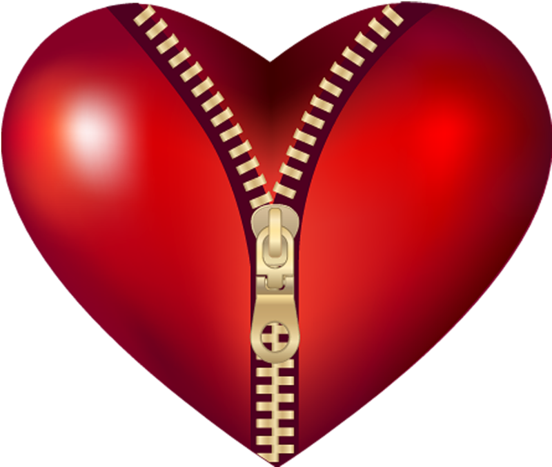 Zipped Heart Png Clipart Picture - تحميل صور قلوب روعه (824x703), Png Download