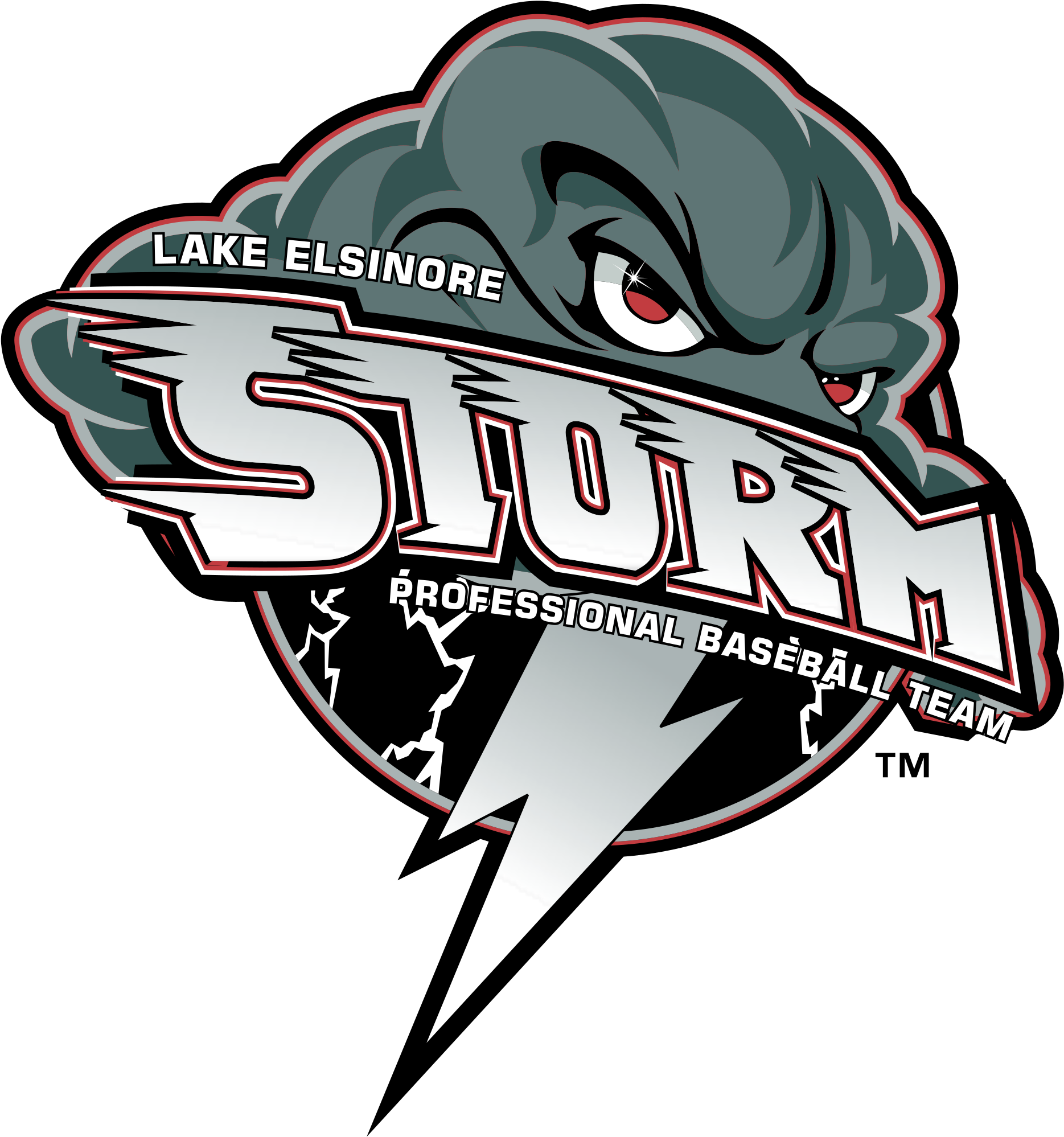 Lake Elsinore Storm Logo Png Transparent - Lake Elsinore Storm Png (2400x2400), Png Download