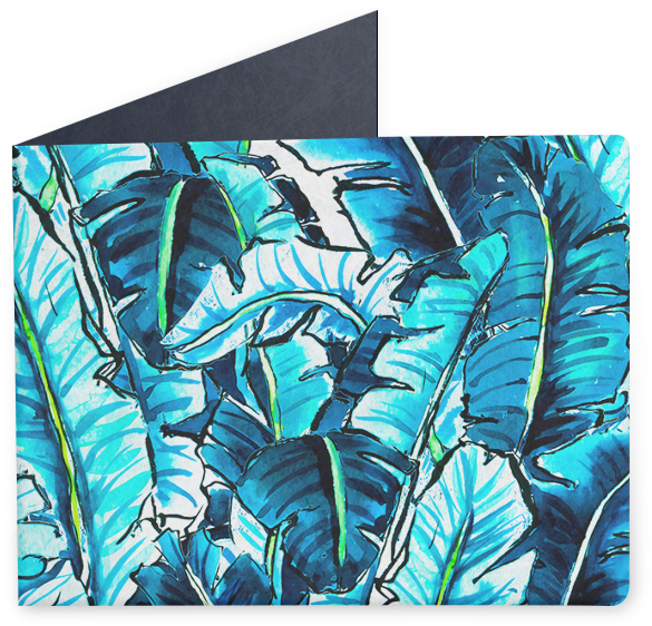 Carteira Watercolor Banana Palm Leaf De Marta Barragán - Modern Art (800x800), Png Download