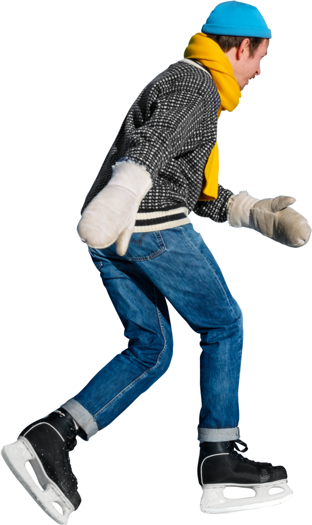 Free Png Ice Skating On Lake Vanern Png Images Transparent - People Ice Skating Png (481x778), Png Download