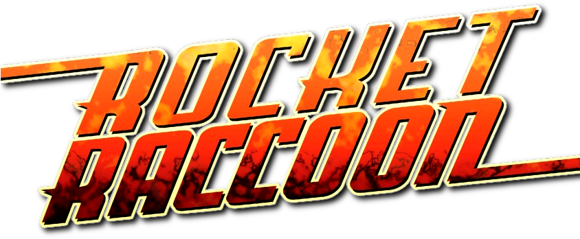 Rocket Racoon Logo0 - Marvel Rocket Raccoon Logo (843x376), Png Download
