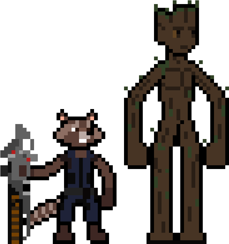 Rocket Raccoon And Teenage Groot - Rocket Raccoon (1200x1200), Png Download