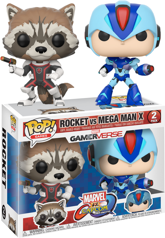 Rocket Raccoon Clipart Infinite - Rocket Vs Mega Man X Pop (568x816), Png Download