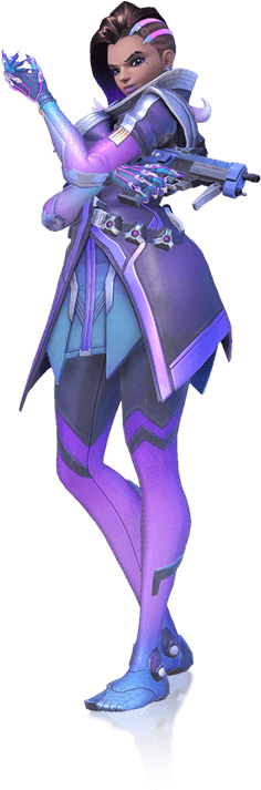 Sombra - Overwatch Sombra Png (235x721), Png Download