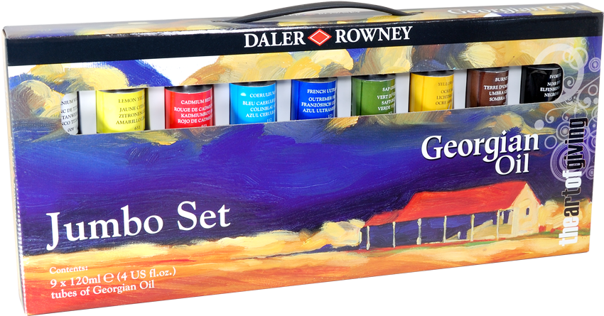 View Larger Image - Daler-rowney Georgian Oil Color Introduction Set (900x545), Png Download