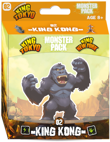 Owned By King Kong, The Beauty Card Gives Him One Extra - King Of Tokyo Monster Pack (350x486), Png Download
