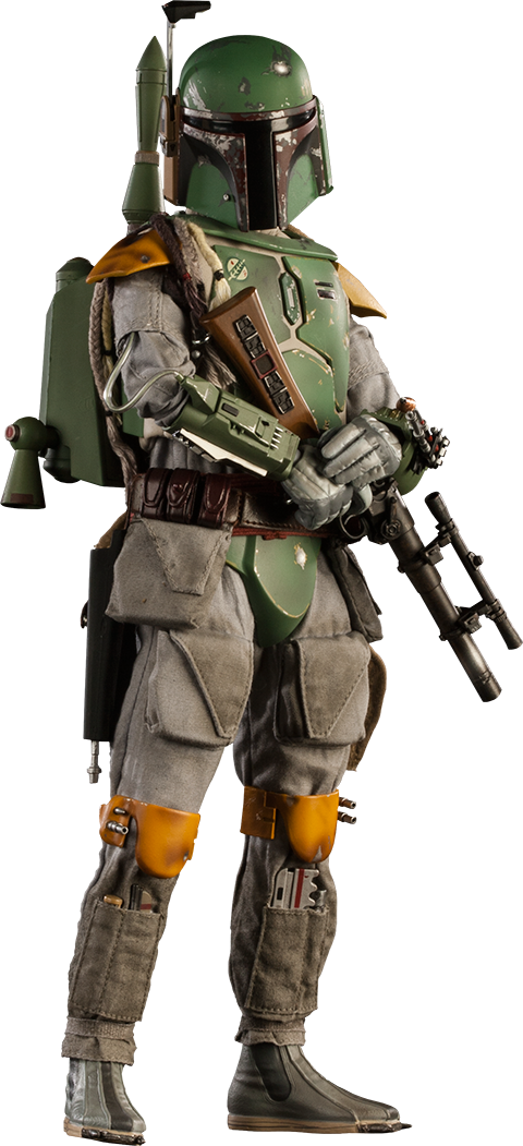 Boba Fett Sixth Scale Figure More - Boba Fet Star Wars Png (480x1051), Png Download