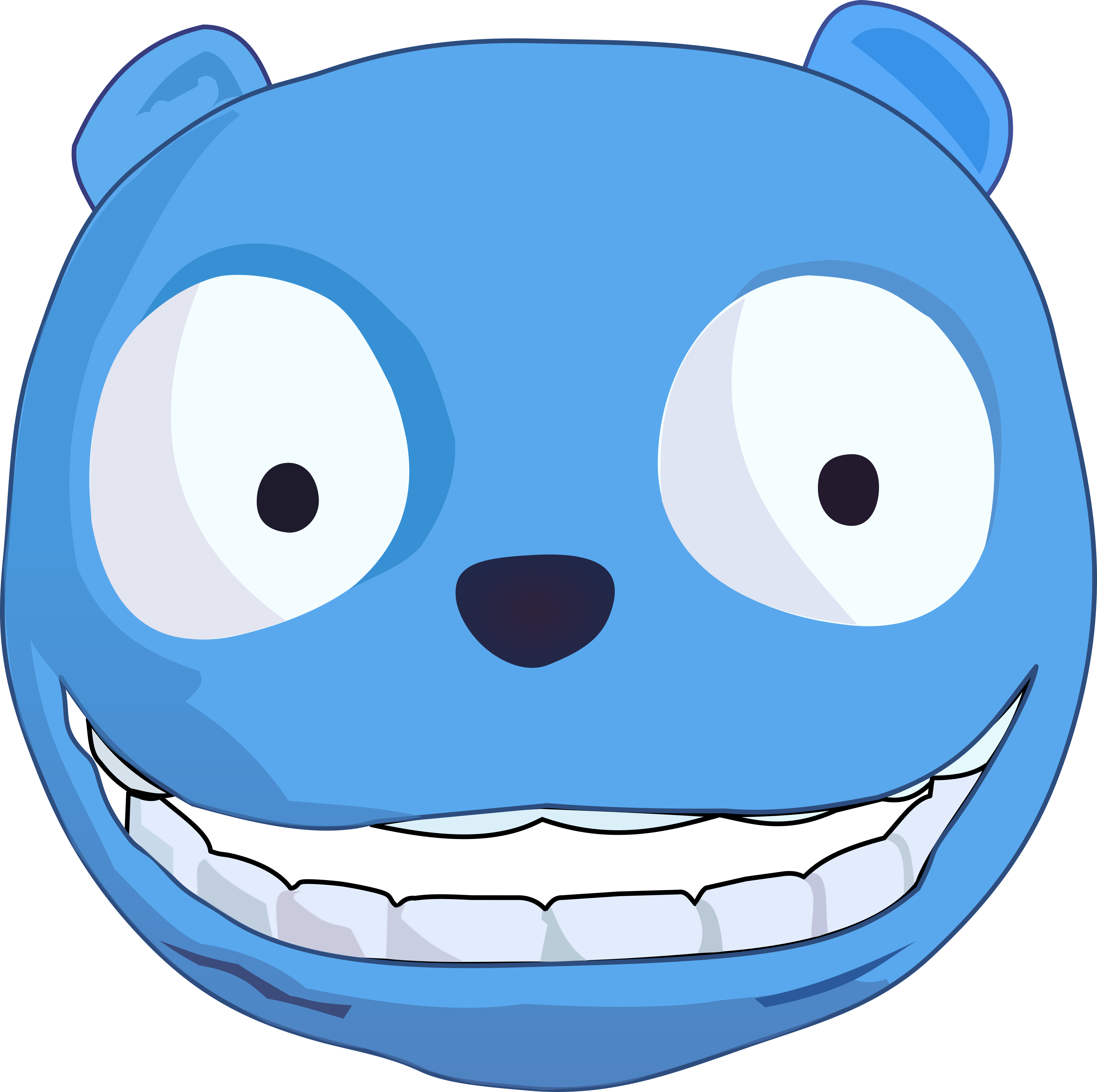 I've Converted Waldo's Face Into A Vector Graphic - Waldo Black Mirror Png (3871x3854), Png Download