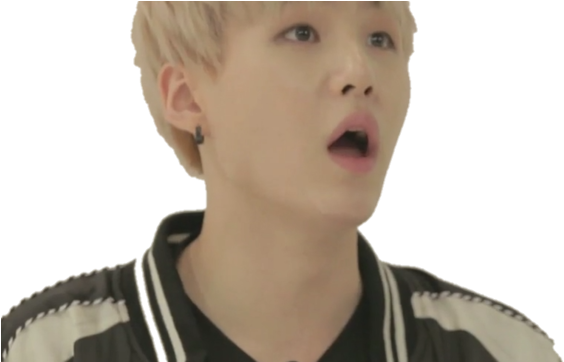 Confused Yoongi - Suga (640x361), Png Download