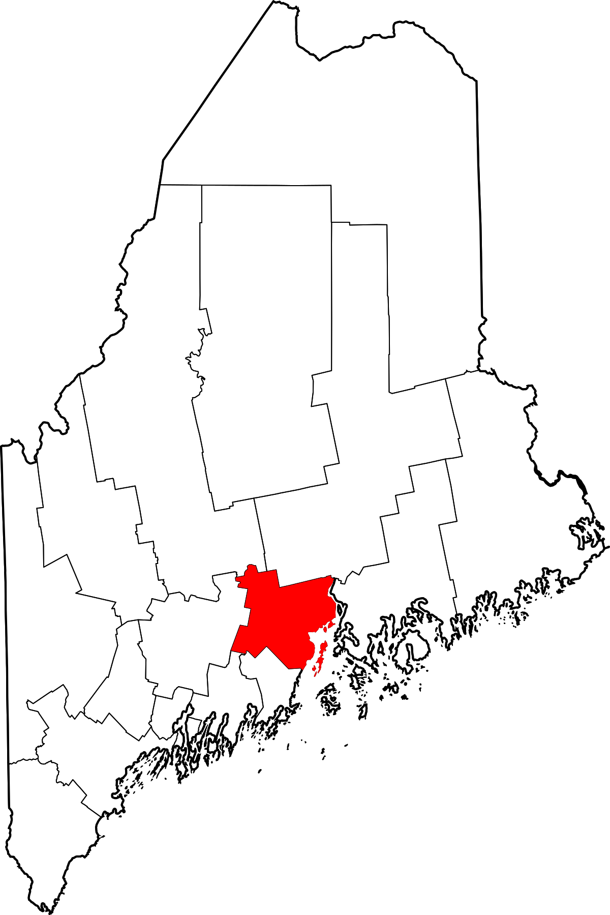 Waldo County Maine (1200x1799), Png Download