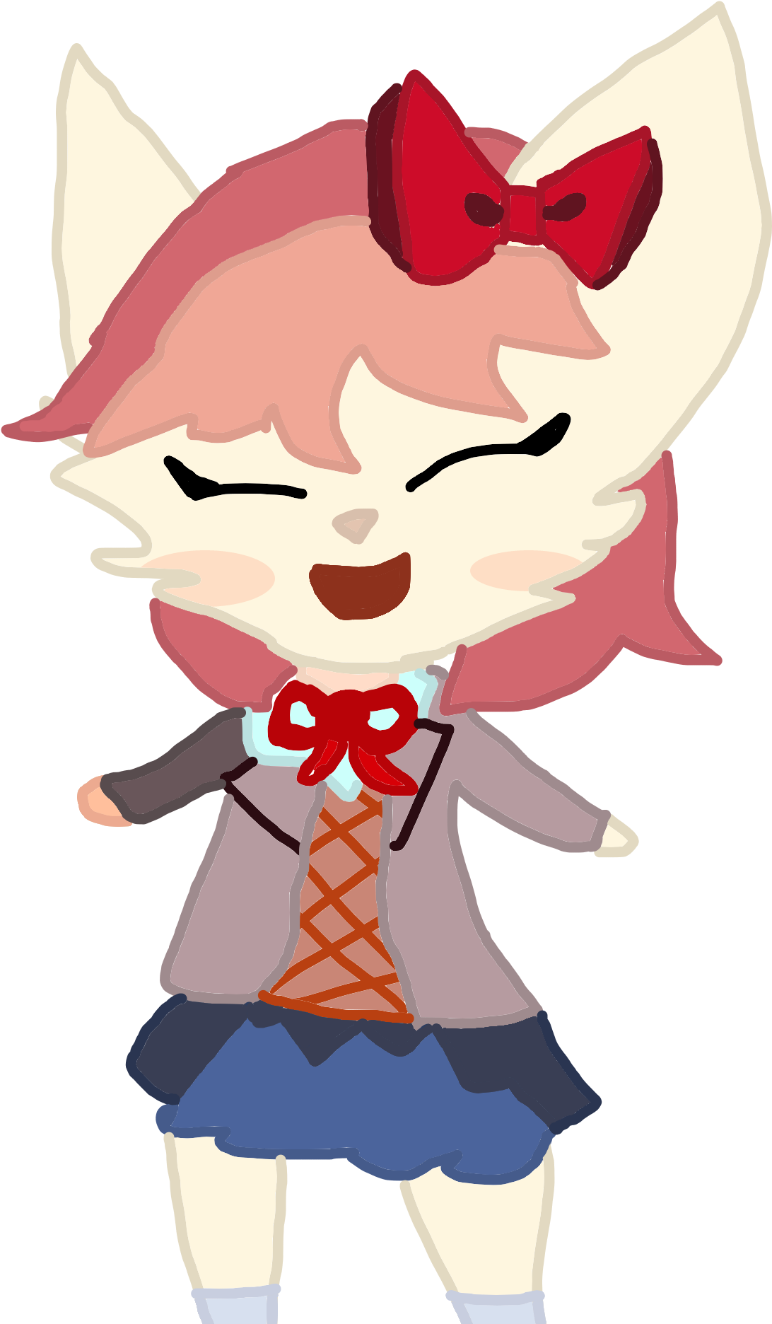 Sayori - Cartoon (1900x1900), Png Download