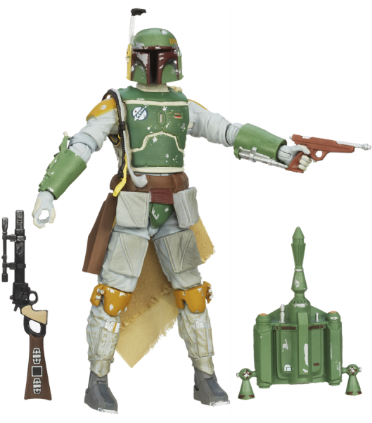 More Views - Hasbro Star Wars Black Series 6 Inch Boba Fett Action (600x600), Png Download