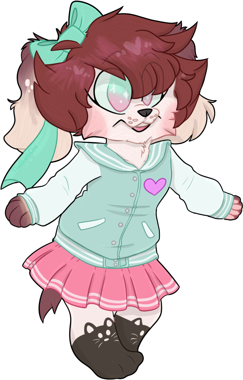 Sayori The Happy Pupper~ - Fur (942x1280), Png Download