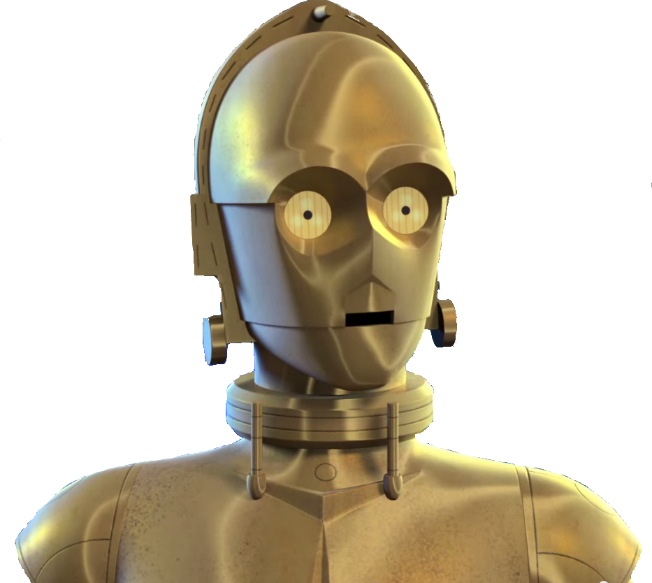C-3po Transarent - R2-d2 (933x834), Png Download