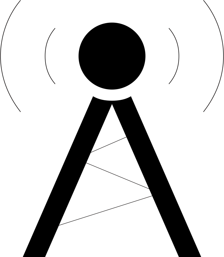 Download Radio Tower - - Circle - HD Transparent PNG - NicePNG.com
