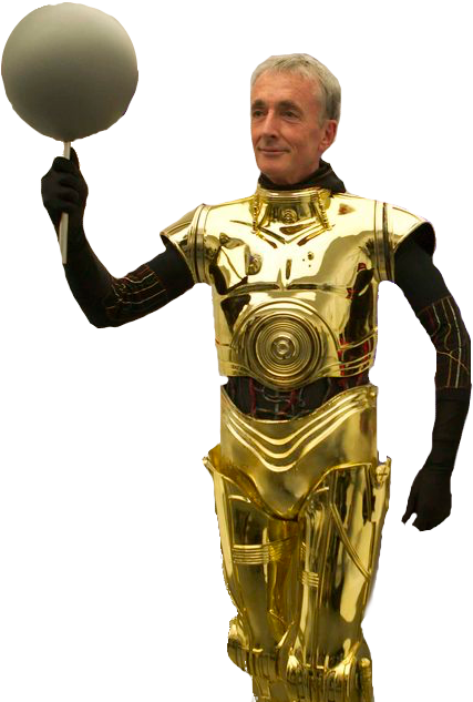 Personanthony Daniels Without His C3po - Breastplate (440x632), Png Download