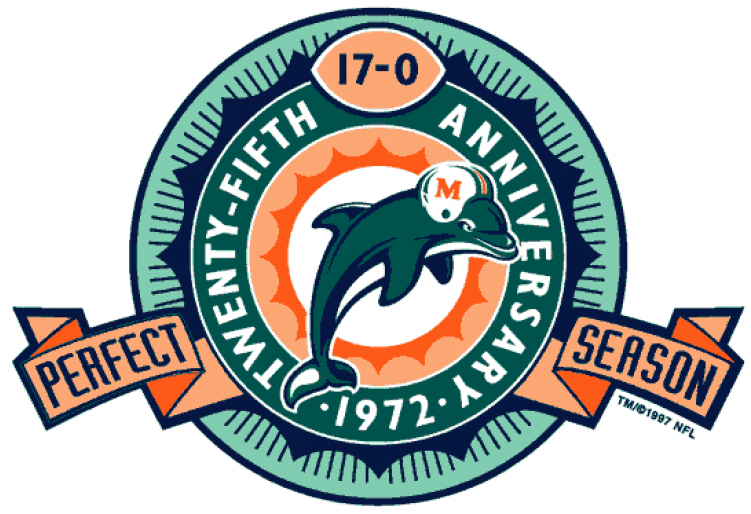 Miami Dolphins Iron Ons - Miami Dolphins (750x930), Png Download