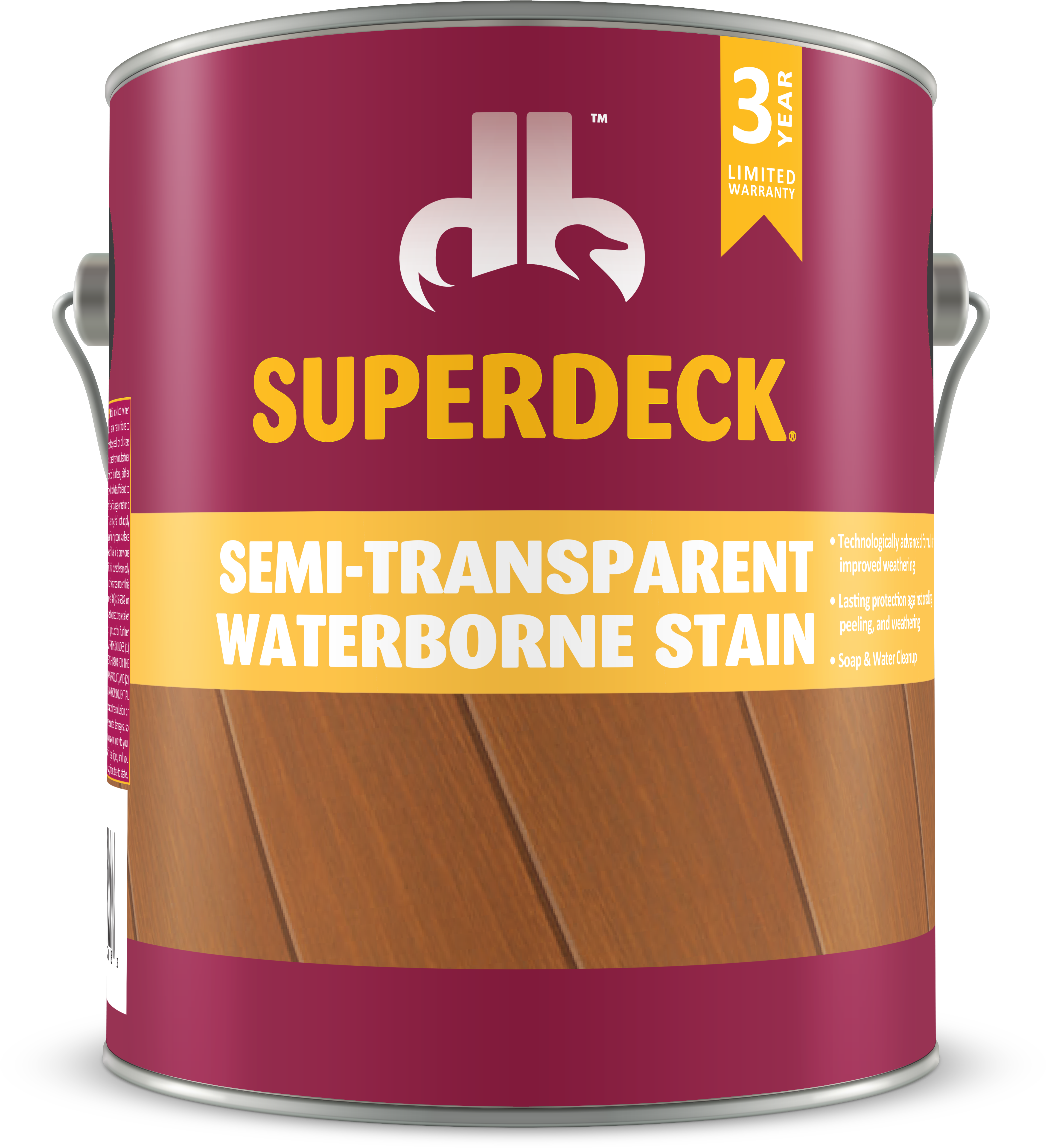 Semi-transparent Waterborne Stain - Cool Feel Deck & Dock Wood Stain, Deep-tone Base, (7500x6000), Png Download