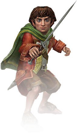 Frodo Biomodel - Frodo Baggins (400x500), Png Download