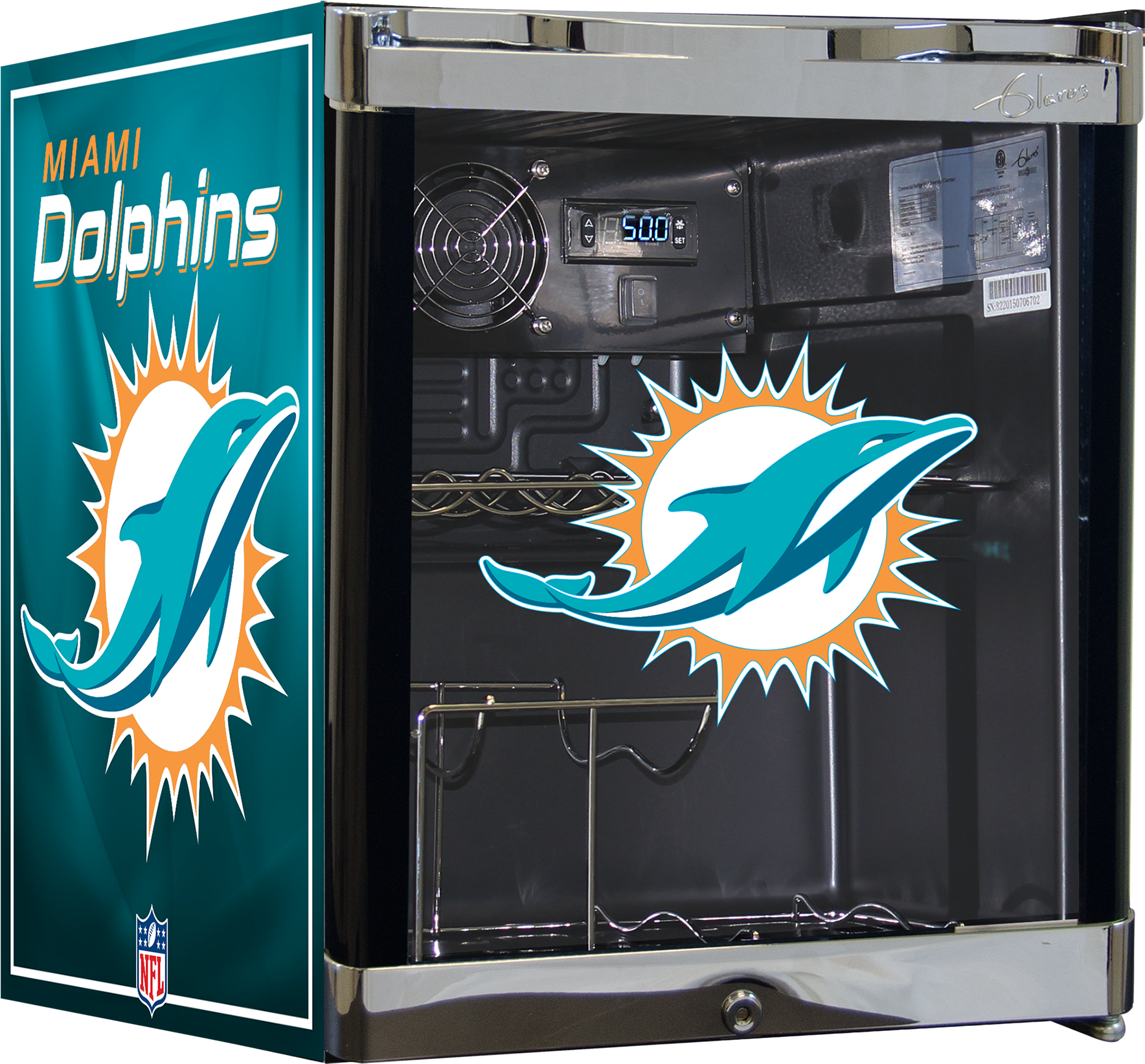 Nfl Wine Cooler 1.8 Cu Ft- Washington Redskins (2000x1868), Png Download