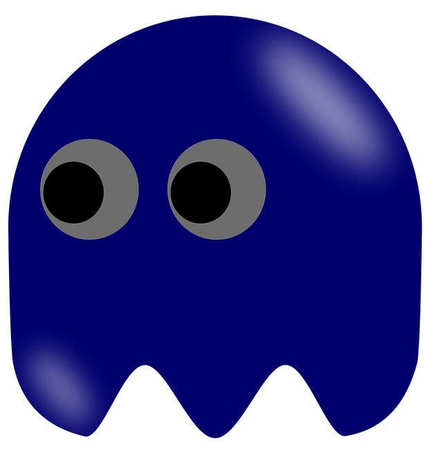 Ghost Pacman - Pacman Ghost Clipart (600x576), Png Download