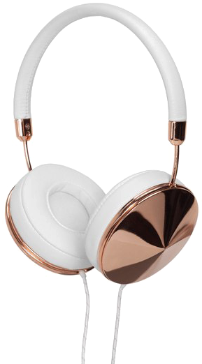 Rose Gold Headphone Png Picture - Frends Headphones Rose Gold (700x585), Png Download